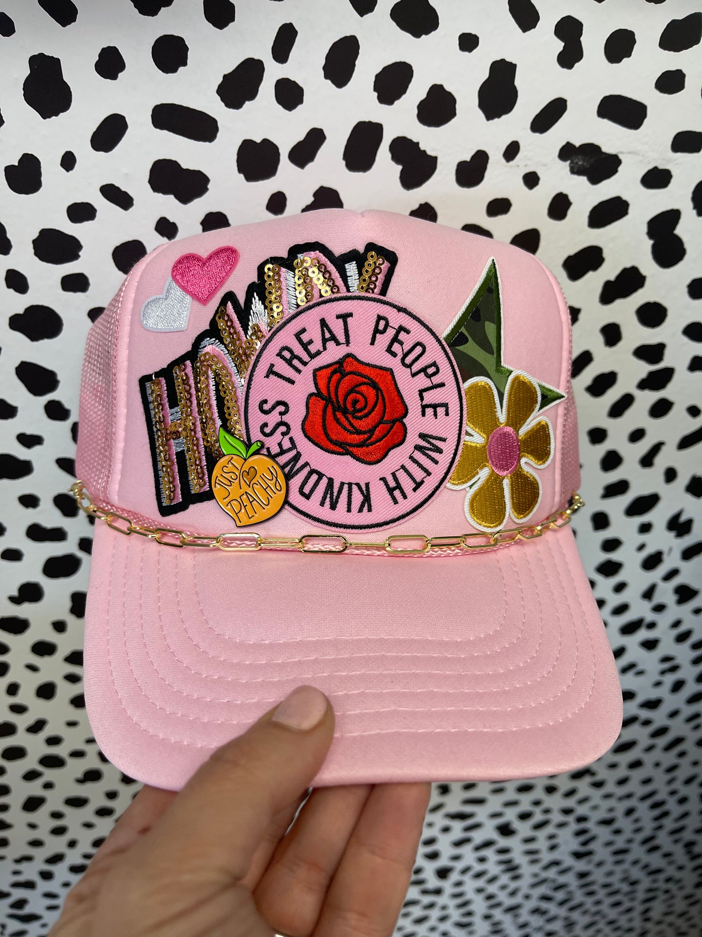 Howdy Peach Trucker Hat