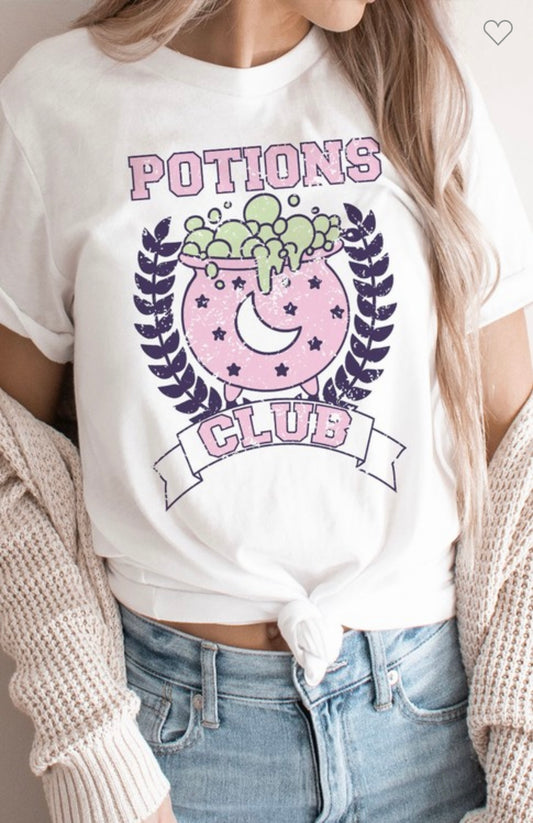 Potions Club Tee WHITE (S-Xl)