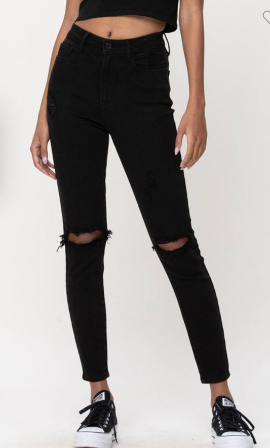 Cello Black distressed jeans